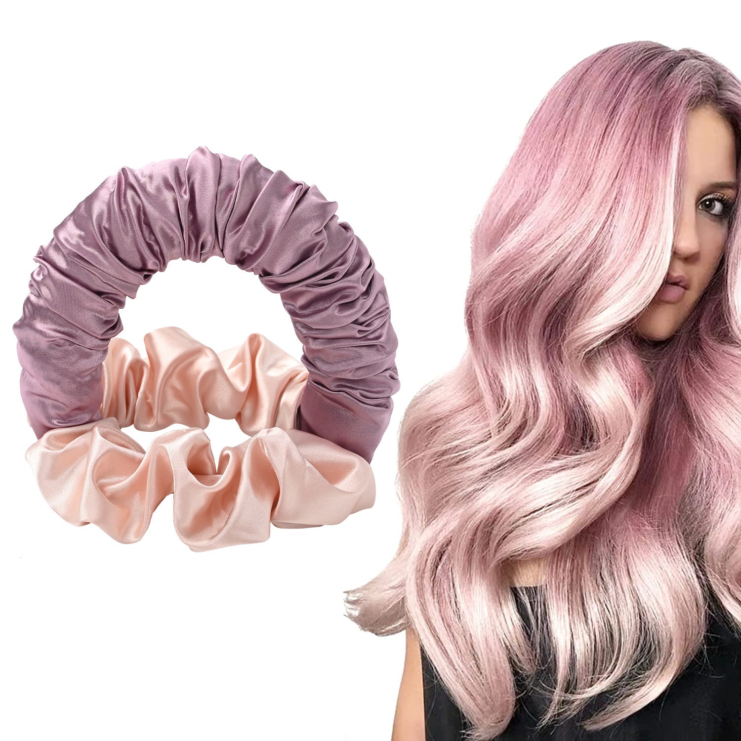 Wholesale Meatball Head Disc Hair Artifact Sleeping Heatless Curling Iron